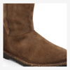 BIRKENSTOCK ž škornji 1030218 UPPSALA ZIP SHEARLING -narrow- dark tea