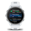 GARMIN športna ura FORERUNNER ® 170 MUSIC 010-03920-11 whitestone with whitestone cloud blue band