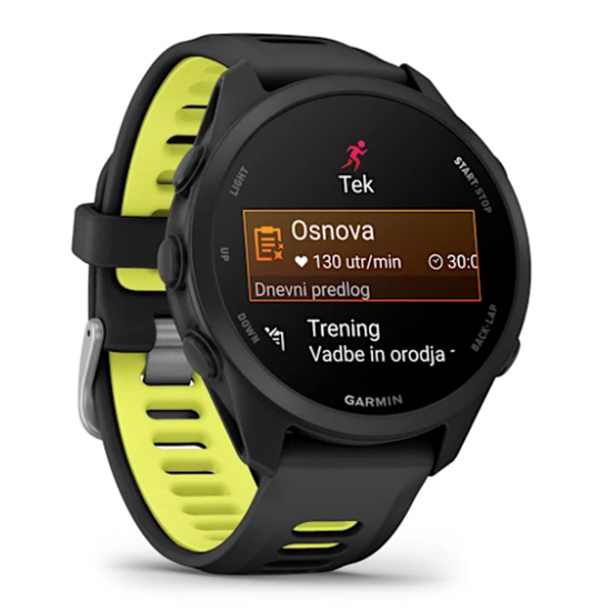 GARMIN športna ura FORERUNNER ® 170 010-03920-00 black with black amp yellow band