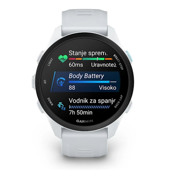 GARMIN športna ura FORERUNNER ® 70 010-04307-01 whitestone