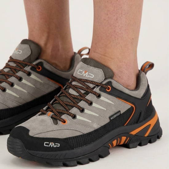 CMP m pohodni čevlji 3Q18247 06PV RIGEL 2.0 LOW WATERPROOF deserto flame
