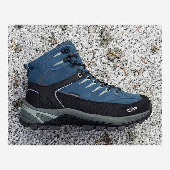 CMP m pohodni čevlji 3Q19367 10NZ RIGEL MID 2.0 WATERPROOF avio salvia