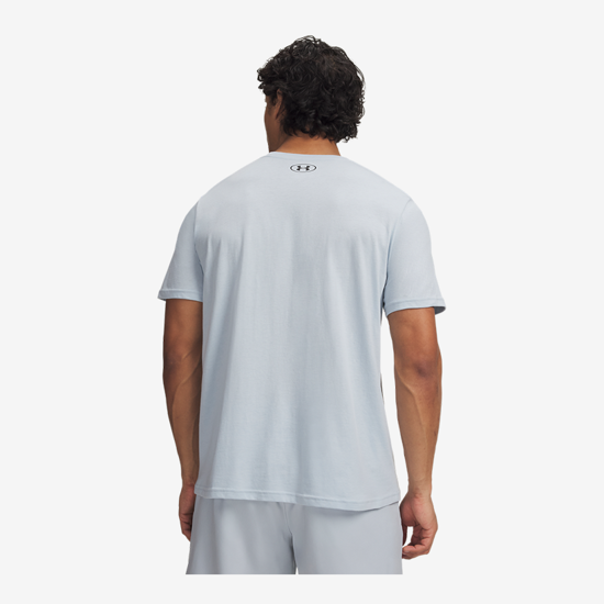 UNDER ARMOUR m majica 1326799-034 UA LEFT CHEST LOGO SHORT SLEEVE blue fog black
