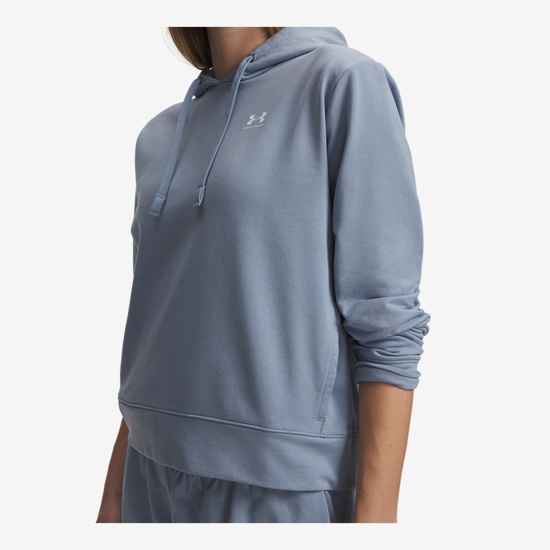 UNDER ARMOUR ž kapucar 6011015-448  SPORT TERRY HOODIE blue wind white