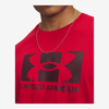 UNDER ARMOUR m majica 6016971-600 CENTER LOGO SHORT SLEEVE red dark maroon