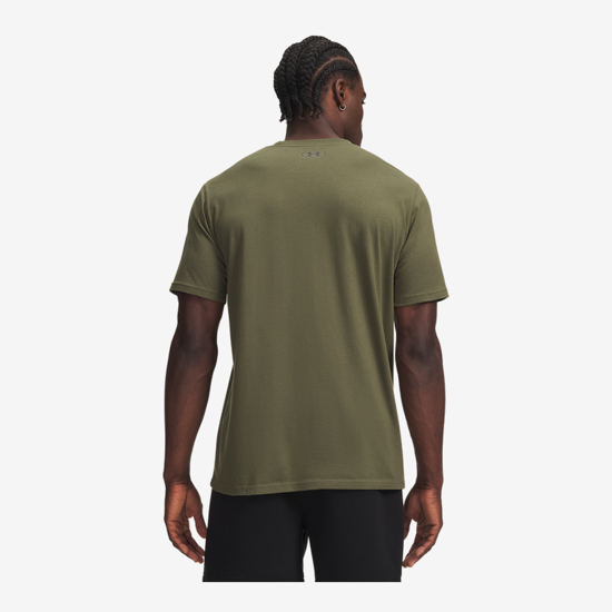 UNDER ARMOUR m majica 6017350-390 UA BOX WORDMARK LABEL SHORT SLEEVE marine OD green black