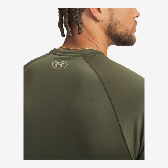UNDER ARMOUR m majica 6014733-390 TECH GRAPHIC SHORT SLEEVE marine OD green city khaki