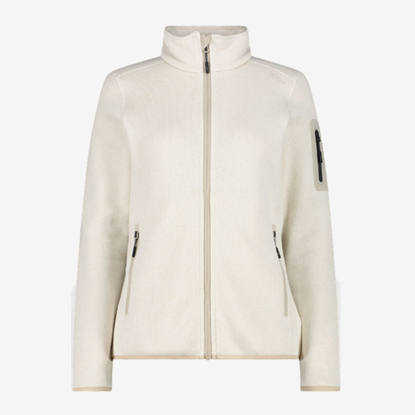 CMP ž jopica 3H14746 03XZ WOMAN JACKET KNITTED bianco gesso darker
