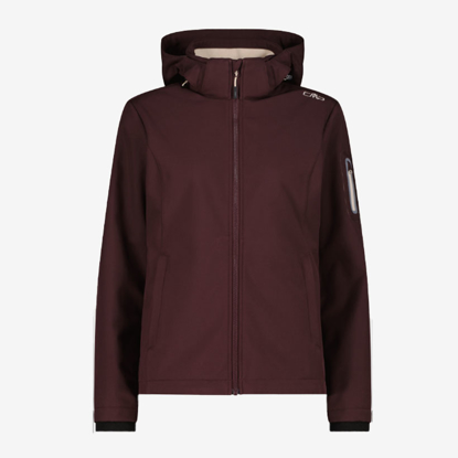 CMP ž softshell  39A5006 C595 MÉLANGE SOFTSHELL JACKET black berry