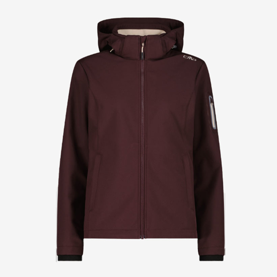 CMP ž softshell  39A5006 C595 MÉLANGE SOFTSHELL JACKET black berry