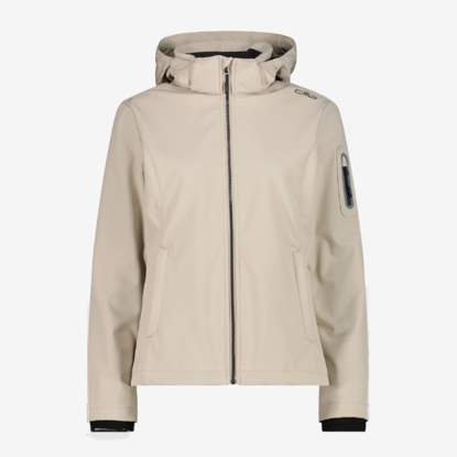 CMP ž softshell 39A5006 P220 MÉLANGE SOFTSHELL JACKET kaki