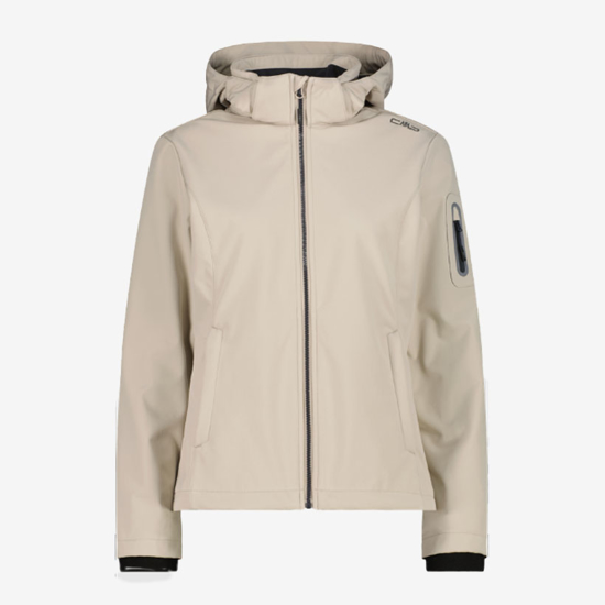 CMP ž softshell 39A5006 P220 MÉLANGE SOFTSHELL JACKET kaki