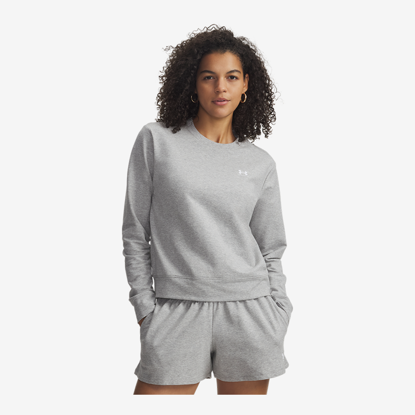 UNDER ARMOUR ž pulover 6011016-011 SPORT TERRY CREW mod gray light heather white