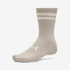 UNDER ARMOUR nogavice 1387058-204 ESSENTIAL 6-PACK CREW SOCKS timberwolf taupe white stone