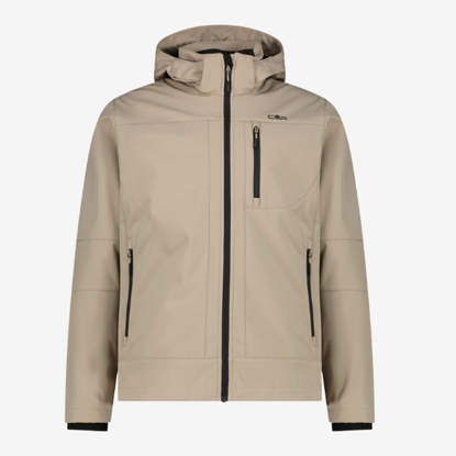 CMP m softshell 3A01787N P719 SOFTSHELL JACKET WITH DETACHABLE HOOD teak