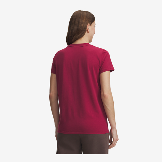 UNDER ARMOUR ž majica 1383648-622 RIVAL CORE SHORT SLEEVE claret white