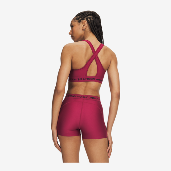 UNDER ARMOUR ž trening top 1361034-622 MID CROSSBACK SPORTS BRA claret ox blood
