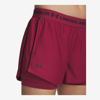 UNDER ARMOUR ž hlače 1389895-622 TECH PLAY UP 2IN1 SHORTS claret ox blood