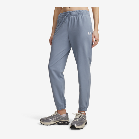 UNDER ARMOUR ž hlače 6011020-448 SPORT TERRY JOGGER blue wind white