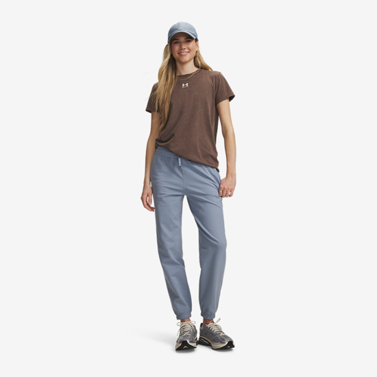 UNDER ARMOUR ž hlače 6011020-448 SPORT TERRY JOGGER blue wind white