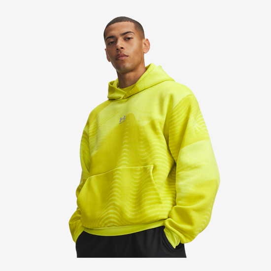 UNDER ARMOUR m kapucar 6016615-738 ICON FLEECE PRINTED HOODIE flash light reflective