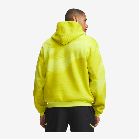 UNDER ARMOUR m kapucar 6016615-738 ICON FLEECE PRINTED HOODIE flash light reflective