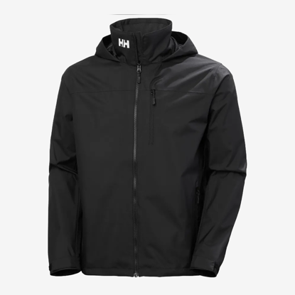 HELLY HANSEN m jakna 34443 990 CREW HOODED SAILING JACKET 2.0 black