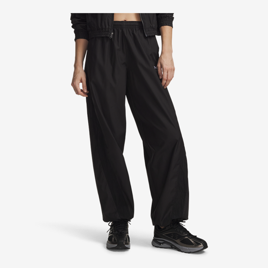 UNDER ARMOUR ž hlače 6013532-008 ICON WOVEN PANTS ulitmate black white
