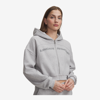 UNDER ARMOUR ž jopica 6013535-011 ICON FLEECE WORDMARK FULL ZIP SWEATSHIRT mod gray